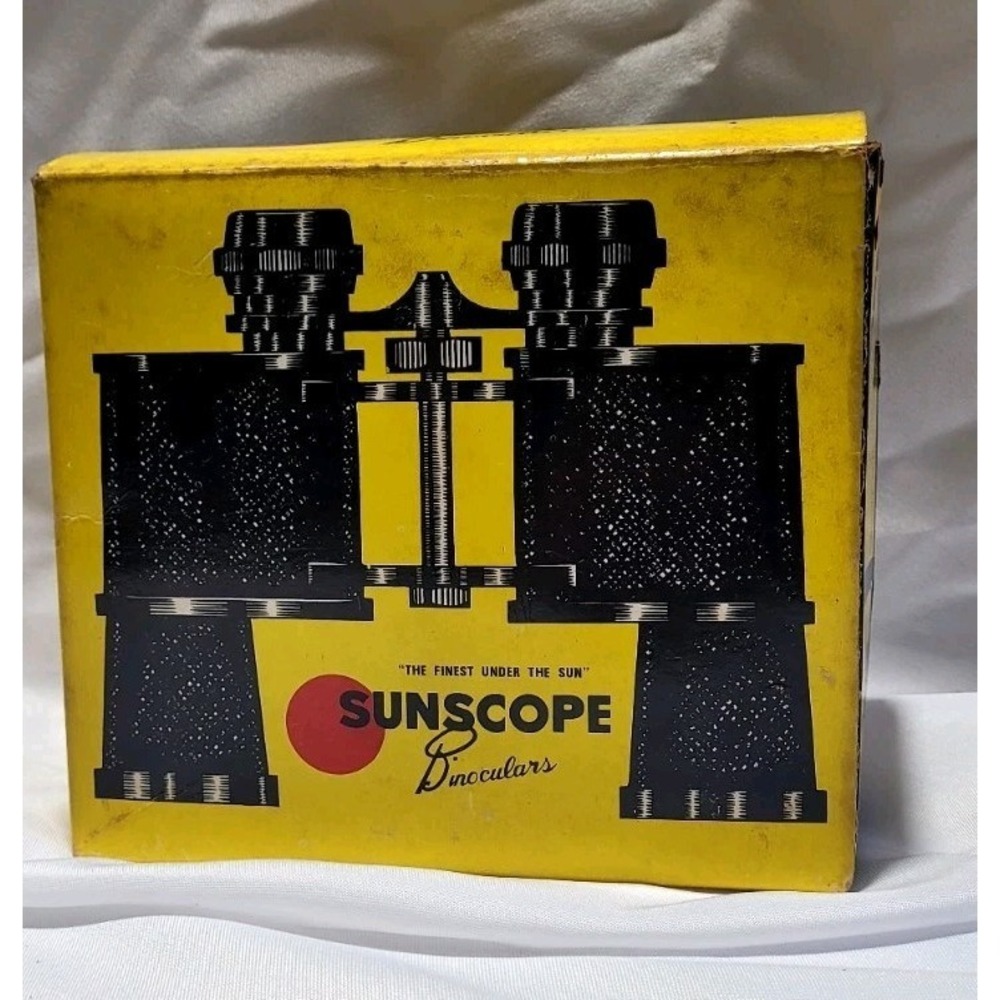 Vintage Sunscope President 7 X 35 Binoculars Japan *New With Defect*